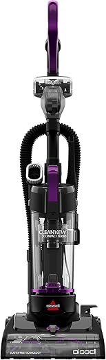 Bissell CleanView Compact Turbo Upright Vacuum with Quick Release Wand, Full Size Power, Compact Size for Apartments & Dorms