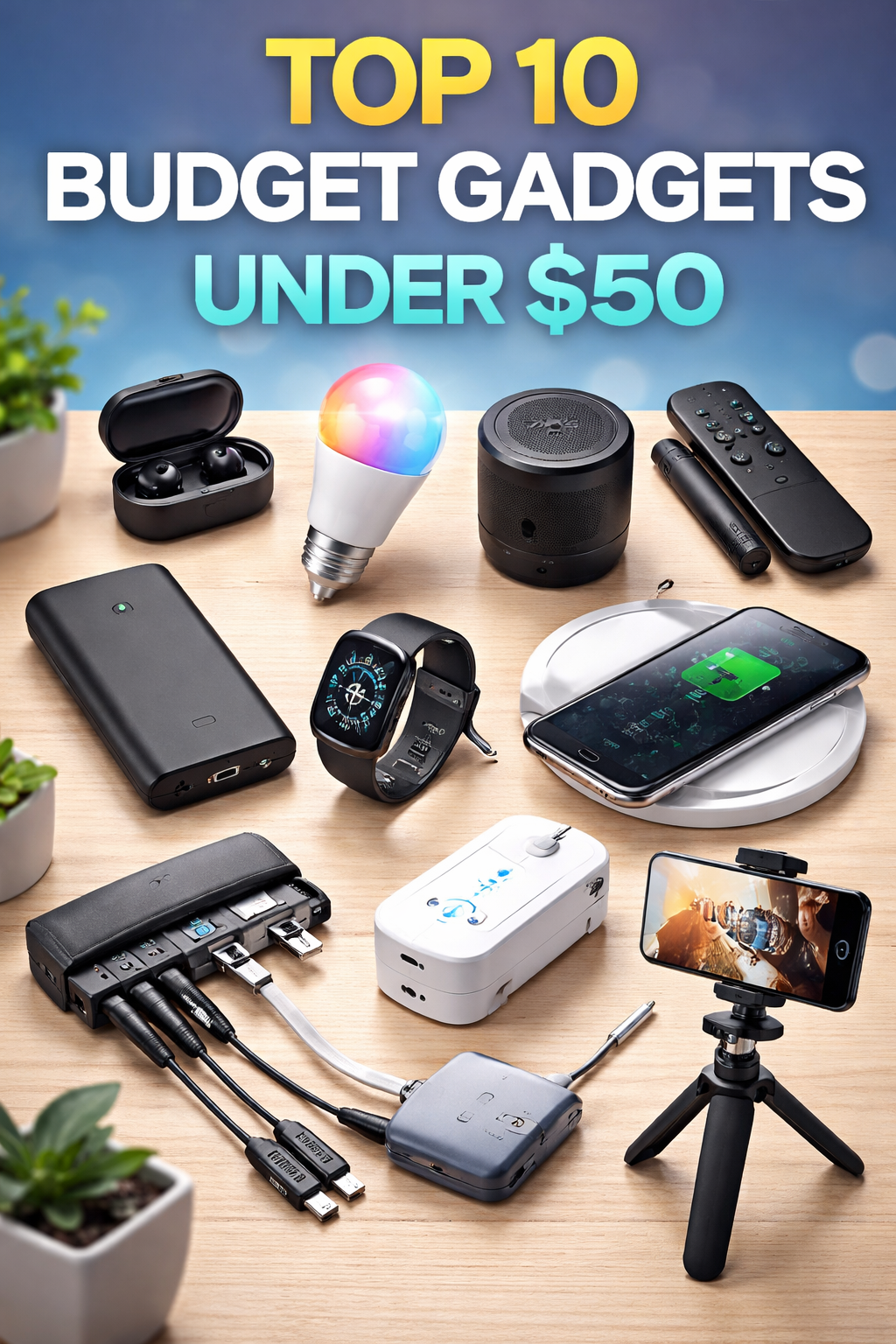 Top 10 Budget Gadgets Under $50