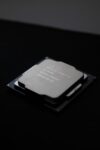 Close-up of a computer processor chip